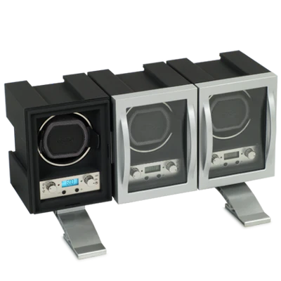 WOLF Module 4.1 Stackable Single Watch Winder w/Cover – 3 Units