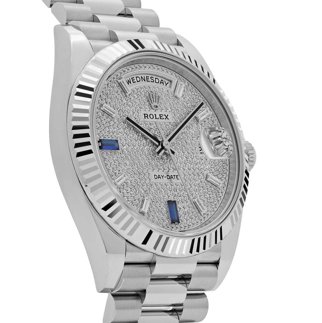 Rolex Day-Date 40 228236 Platinum Pavé Diamond Dial - Image 4